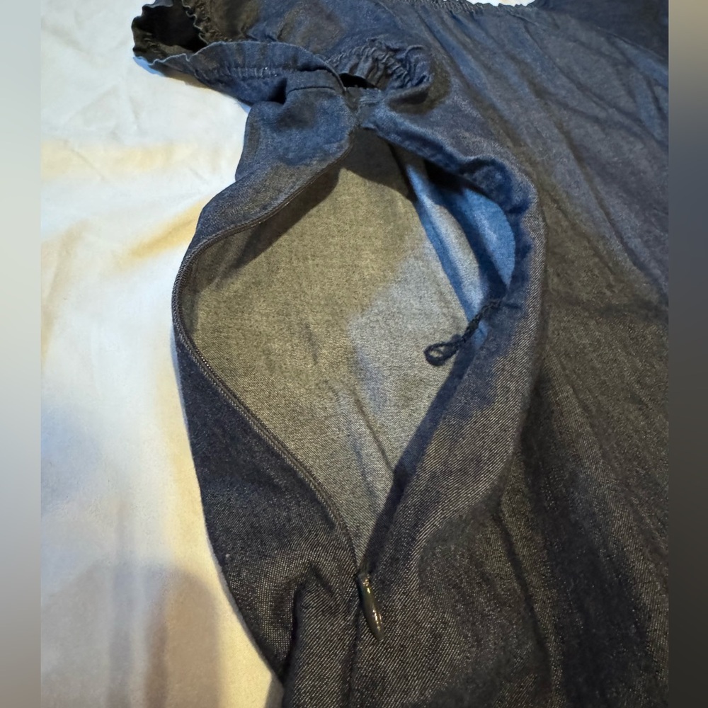 Liz Claiborne Women’s Denim Dress Size 14 - Picture 7 of 13